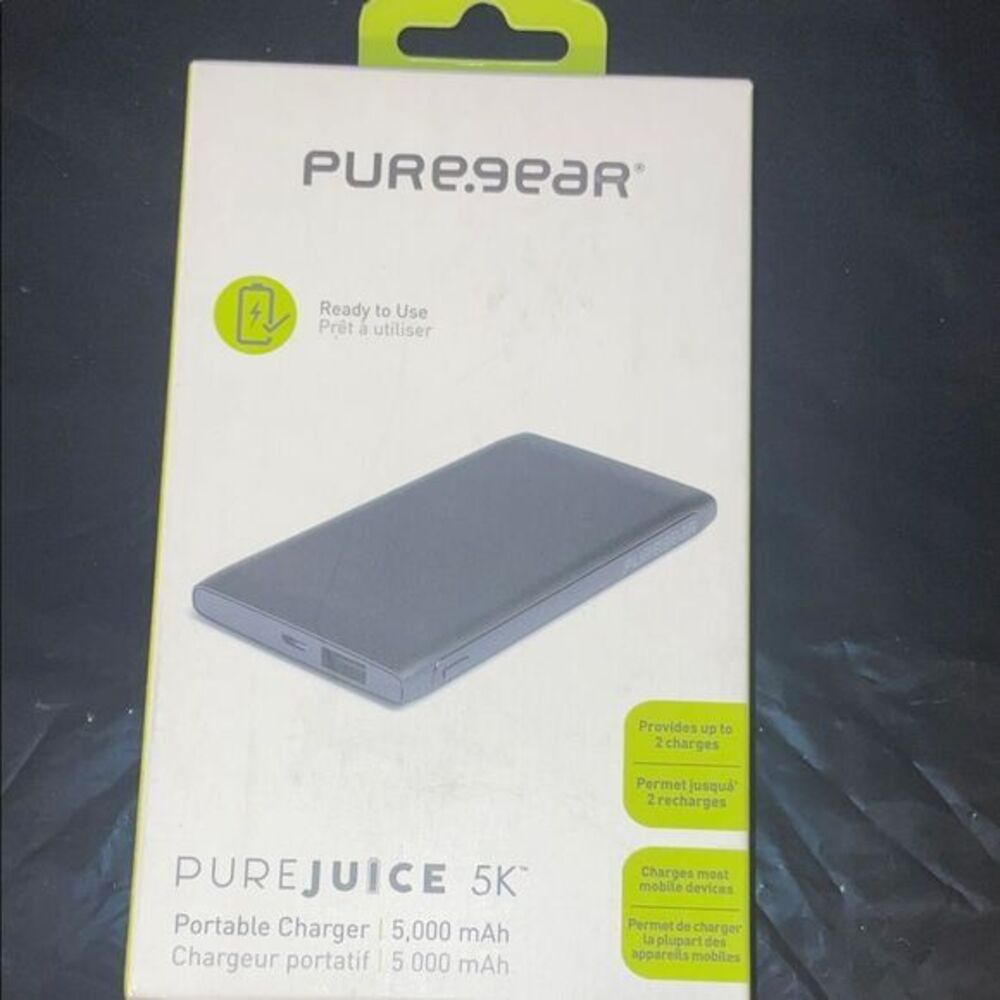 PureJuice 5K Portable Charger - Black